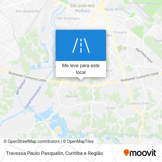 Travessa Paulo Pasqualin mapa