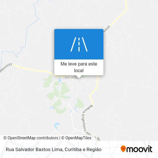 Rua Salvador Bastos Lima mapa