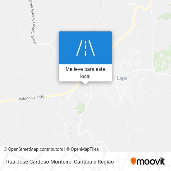 Rua José Cardoso Monteiro mapa