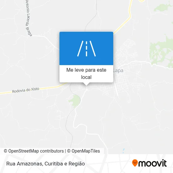 Rua Amazonas mapa