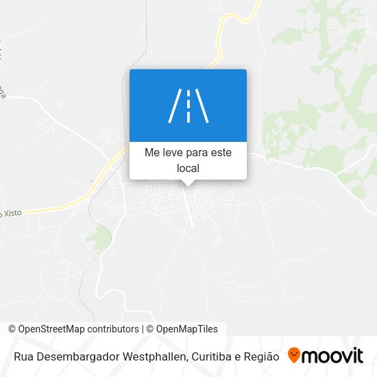 Rua Desembargador Westphallen mapa