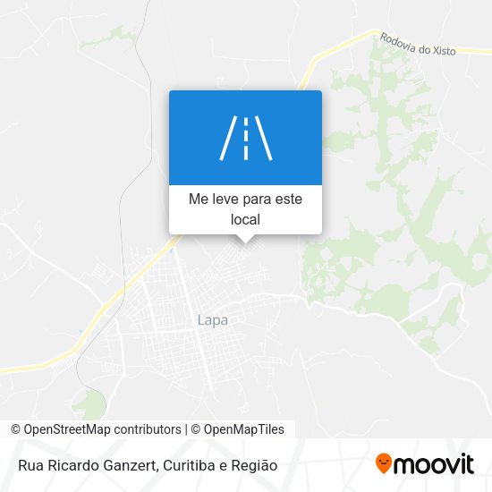 Rua Ricardo Ganzert mapa