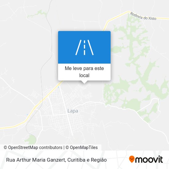 Rua Arthur Maria Ganzert mapa