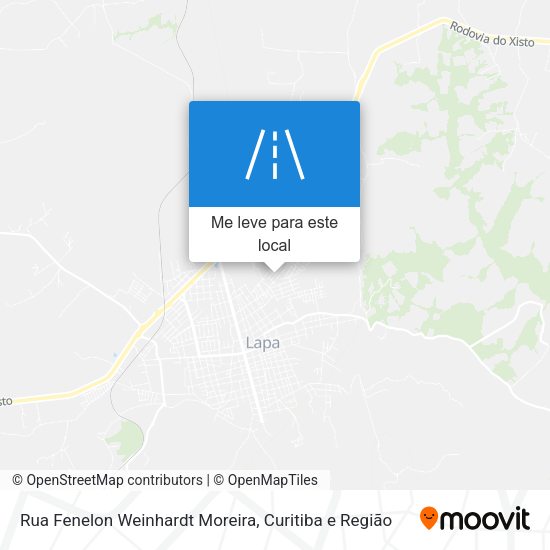 Rua Fenelon Weinhardt Moreira mapa