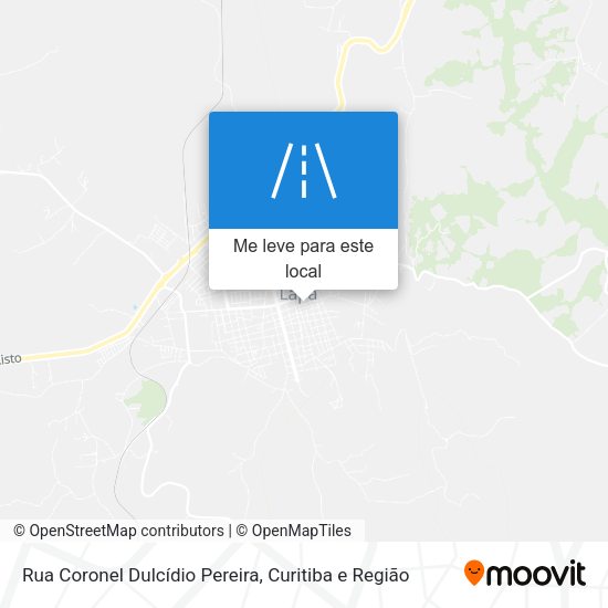 Rua Coronel Dulcídio Pereira mapa