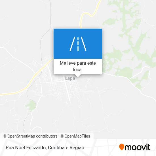 Rua Noel Felizardo mapa