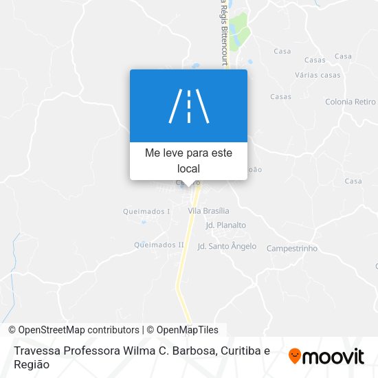Travessa Professora Wilma C. Barbosa mapa