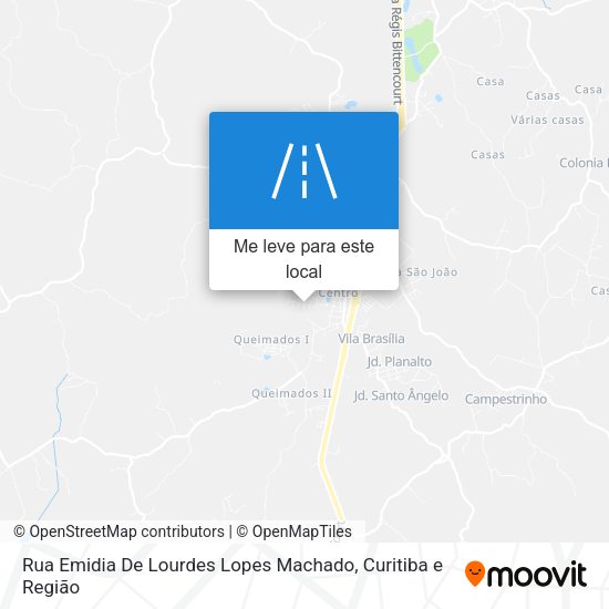 Rua Emidia De Lourdes Lopes Machado mapa