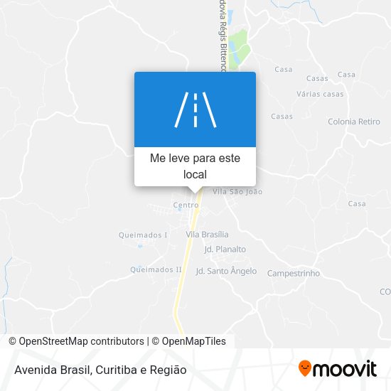 Avenida Brasil mapa