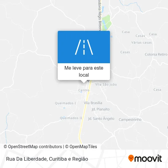 Rua Da Liberdade mapa