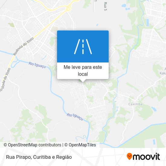 Rua Pirapo mapa
