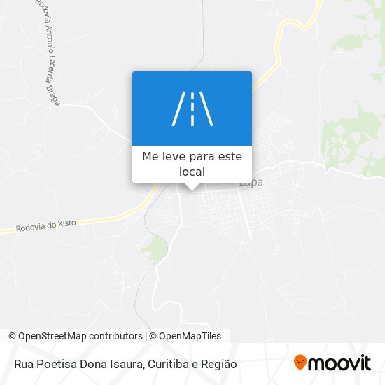 Rua Poetisa Dona Isaura mapa