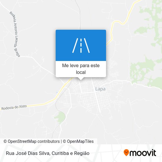 Rua José Dias Silva mapa