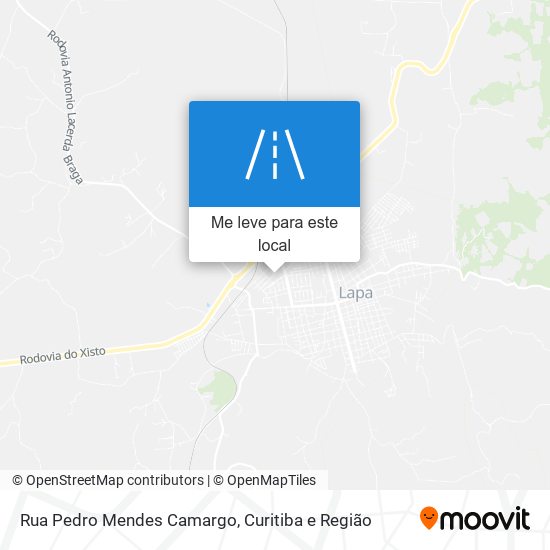Rua Pedro Mendes Camargo mapa