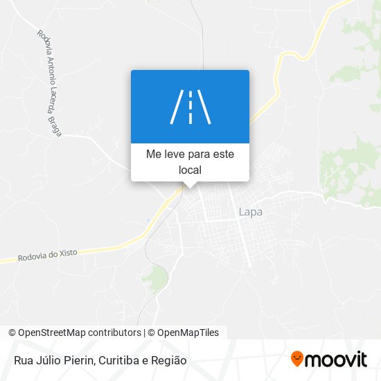Rua Júlio Pierin mapa