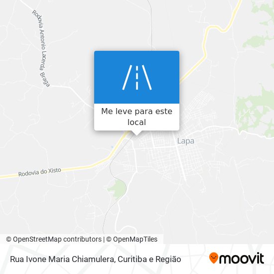 Rua Ivone Maria Chiamulera mapa