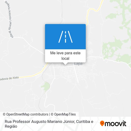 Rua Professor Augusto Mariano Júnior mapa