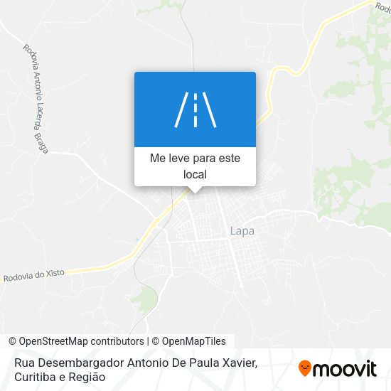 Rua Desembargador Antonio De Paula Xavier mapa