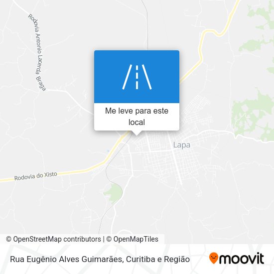 Rua Eugênio Alves Guimarães mapa