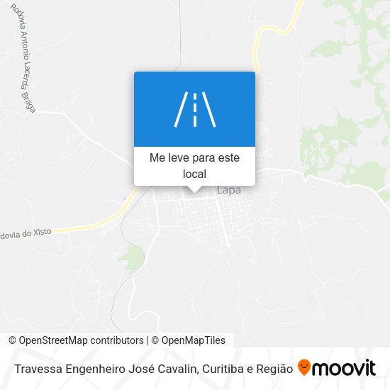Travessa Engenheiro José Cavalin mapa