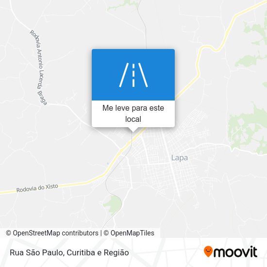 Rua São Paulo mapa