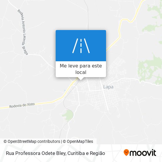 Rua Professora Odete Bley mapa