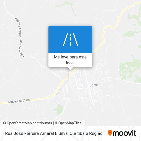 Rua José Ferreira Amaral E Silva mapa