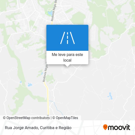 Rua Jorge Amado mapa
