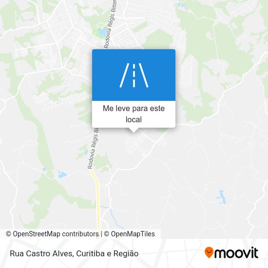 Rua Castro Alves mapa