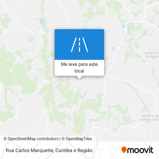Rua Carlos Marquette mapa