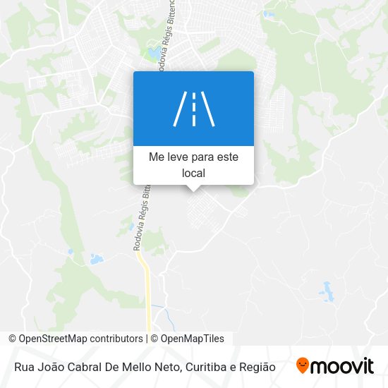 Rua João Cabral De Mello Neto mapa