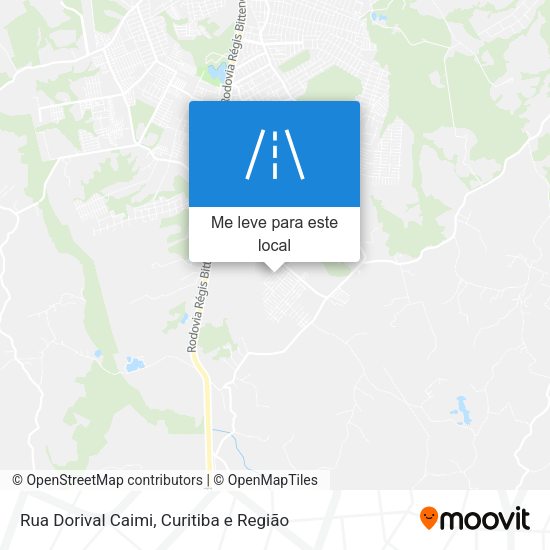 Rua Dorival Caimi mapa