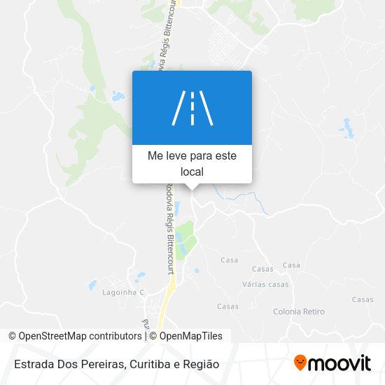 Estrada Dos Pereiras mapa