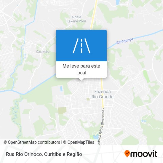 Rua Rio Orinoco mapa