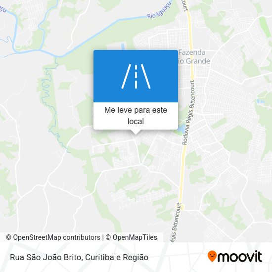 Rua São João Brito mapa