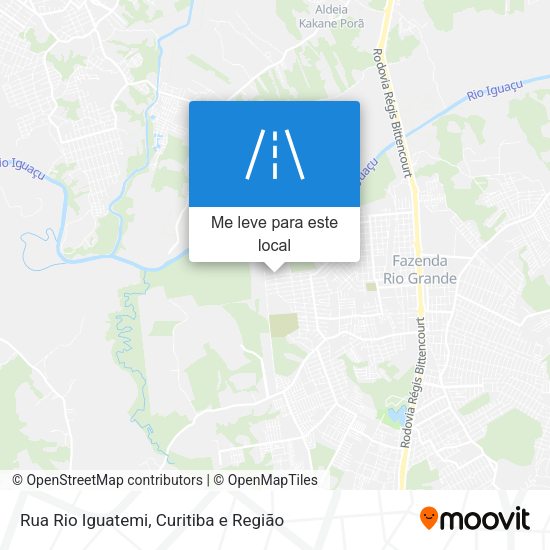 Rua Rio Iguatemi mapa