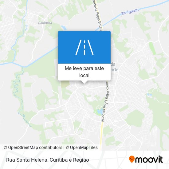 Rua Santa Helena mapa