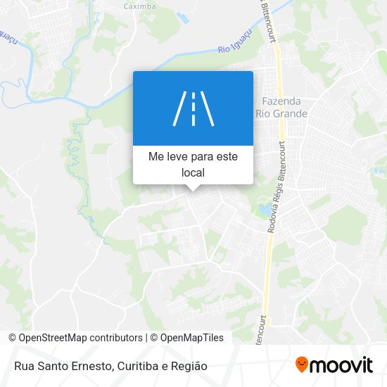 Rua Santo Ernesto mapa