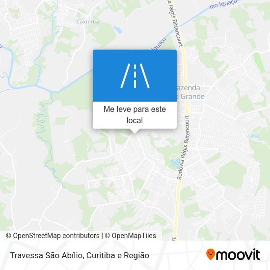 Travessa São Abílio mapa