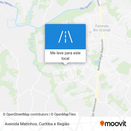 Avenida Matinhos mapa
