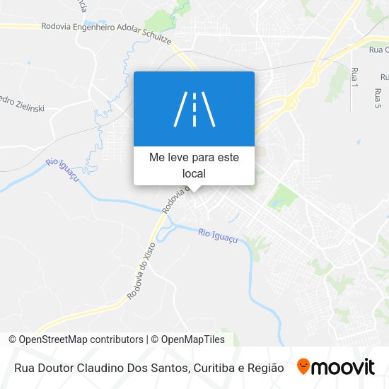 Rua Doutor Claudino Dos Santos mapa