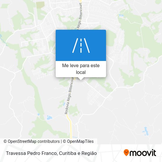 Travessa Pedro Franco mapa