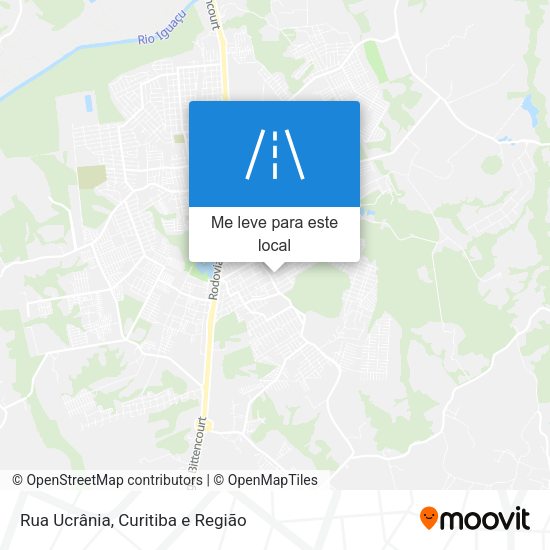 Rua Ucrânia mapa