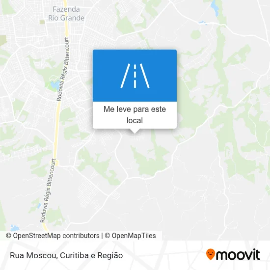 Rua Moscou mapa