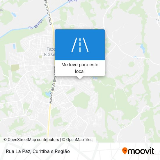 Rua La Paz mapa