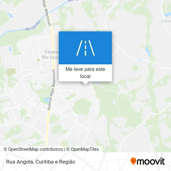 Rua Angola mapa