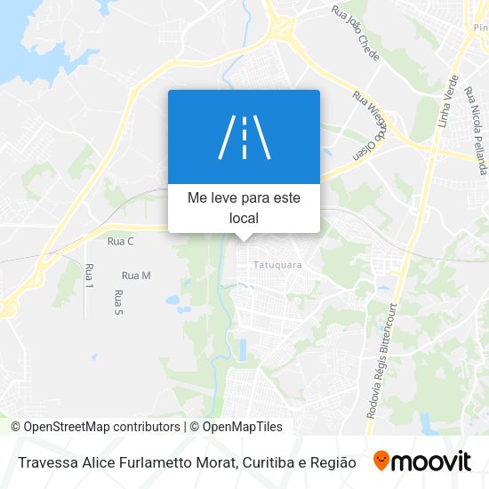 Travessa Alice Furlametto Morat mapa