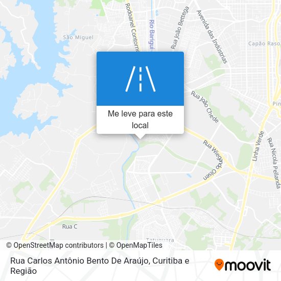 Rua Carlos Antônio Bento De Araújo mapa