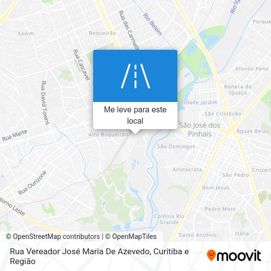 Rua Vereador José Maria De Azevedo mapa