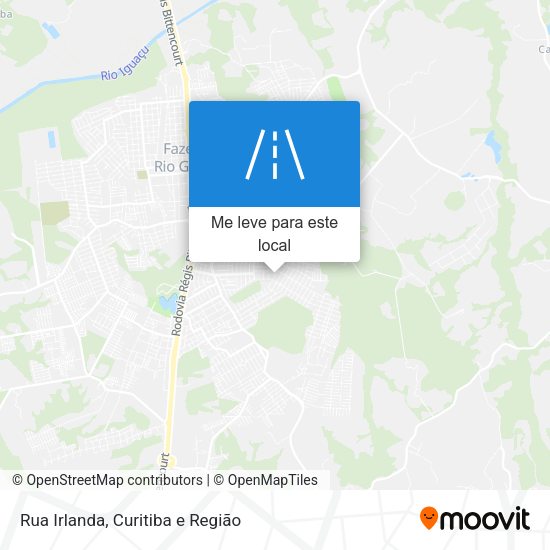 Rua Irlanda mapa